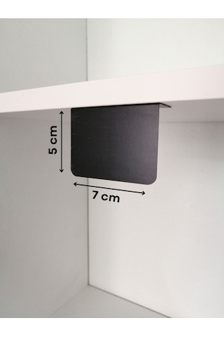 10 Adet Karatahta Siyah Ürün Etiket 5x7 Cm Yapışkanlı Raf Etiketi