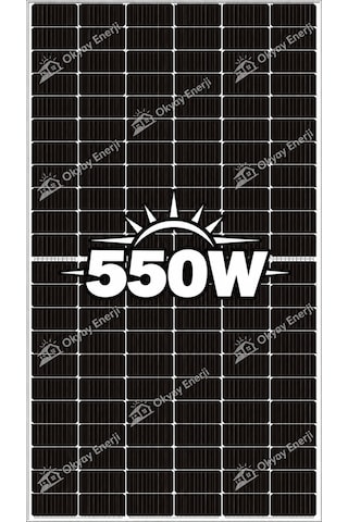 Okyay Enerji 550 Watt Monokristal Güneş Paneli A+
