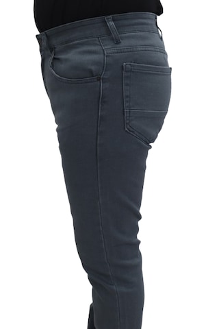 Hacker Denim Hacker Dmctekstil Erkek Mavi Y873 Yüksek Bel Normal Kesim Boru Paça Jean Pantolon