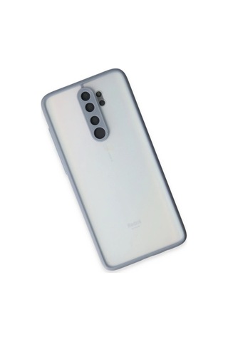 Xiaomi Redmi Note 8 Pro Kılıf Montreal Silikon Kapak Gri