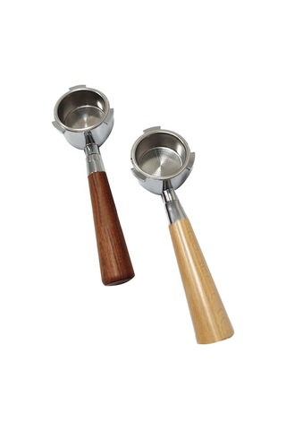 Flybuy Delonghi Dedica Ec680 Kahve Makinesi C İçin 51mm 3 Kulak Koyu Kahverengi Portafilter Koyu Kahverengi