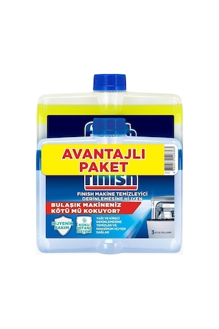 Finish Bulaşık Makinesi Temizleyici Sıvı Normal 250 ML+ Limon 250 ml