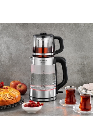 Schafer Demya 1.7 W Elektrikli Cam Çay Makinesi