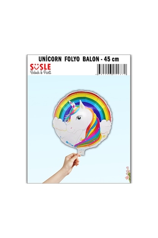 Unicorn Folyo Balon - 45Cm