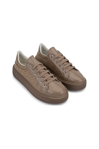 Tamer Tanca Kadın Suni Deri Bej Sneakers & Spor Ayakkabı 817 9878 Bn Ayk Sk25-26 Nude Rgn Bej