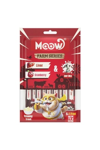 Moow En Yeni Mix Karışık Keçi Sütlü Kedi Krema Ödülü 12 Gr X 48 Adet