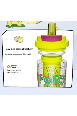 Çay Ve Suyu Ayırmak İçin Büyük Kapasiteli Plastik Su Bardağı Beyaz