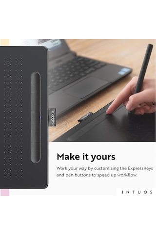 Wacom Intuos Orta Boy Bluetooth Grafik Çizim Tableti