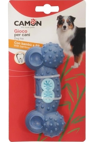 Camon Bambu Ve Pp Ödül Kemiği Köpek Oyuncağı 13 Cm: Dayanıklı Diş Kaşıma Oyuncağı