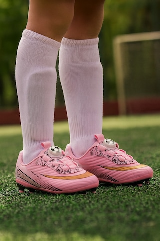 Mini Bonito Üniseks Yeni Nesil Mekanizmalı Futbol Kramponu Pembe