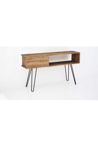 Dekorister Lara Metal Ayaklı Tv Ünitesi Ceviz