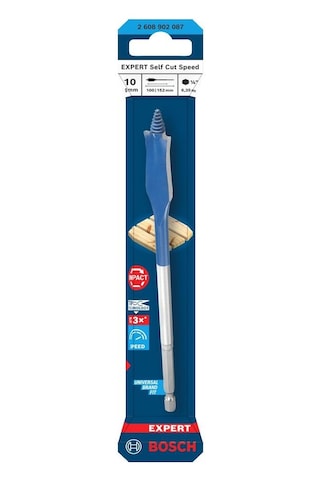 Bosch Expert 10 X 152 Mm Ahşap Yaprak Kelebek Delme Ucu 2608902087