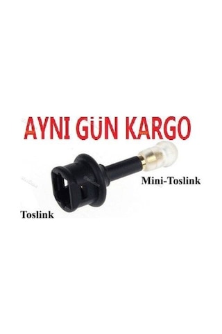 Toslink To Mini Toslink Adaptör Çevirici Dönüştürücü 4430A Optik