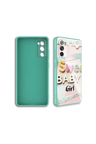 Galaxy S20 Fe Uyumlu Kamera Korumalı Desenli Sert Silikon Epoksi Kılıf-no7 NO7 No7