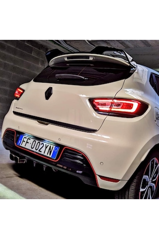 Renault Clio 4 Rs V Cup Spoiler Plastik Boyasız Renault Clio 4 Rs V Cup Spoiler Plastik Boyasız