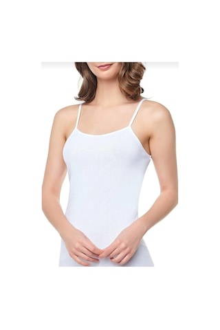 Seher Yıldızı 0061 Kadın Ribana İp Askılı Atlet 12 Adet 001
