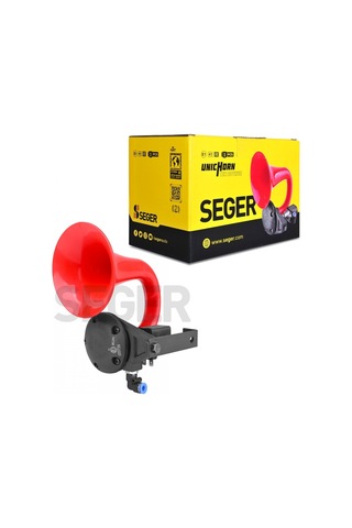Seger 80jh Tek Boynuz Havalı Korna 24volt Unichorn Kırmızı