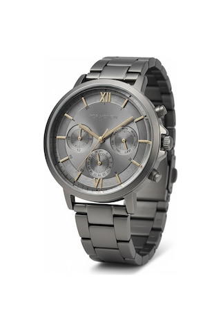 For Motion Erkek Kol Saati Antrasit Renk, Antrasit Kadran - 013507a, 2 Yıl Garantili Koyu Gri