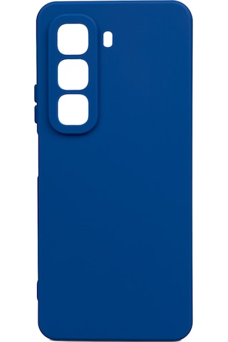 İnfinix Hot 50 4g Uyumlu Kılıf Zore Biye Silikon -116346 Mavi
