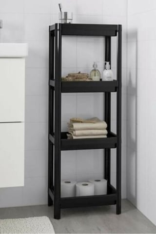 Shelf Unit Raf Ünitesi Siyah