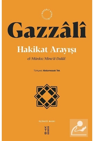 Hakikat Arayışı / İmam Gazali 9786257854931 Hakikat Arayışı / İmam Gazali 9786257854931