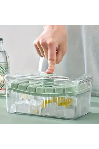 Büro Ev Ofis Buzdolabı İçin Hazneli Buz Yapıcı Basmalı Buzluk Diğer