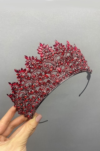 FdayAksesuar Kadın Saç Aksesuarı Angelina Gelin Kına Tacı FRDY31682