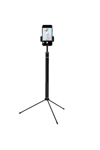 2ın1 6inç Tripod Standl -video Selfie Stüdyo Makyaj Işığı-160cm