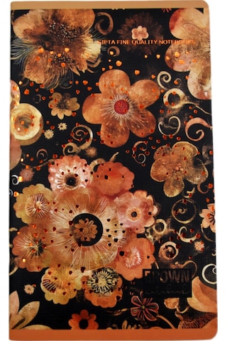 Gıpta Brown Book 13x21 60 Yaprak Karton Kapak Tel Dikişli Not Defteri Çizgili 7594 Çok Renkli