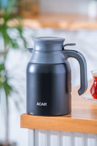 Acar Karat X Paslanmaz Çelik Termos Siyah - 1.5 L Siyah