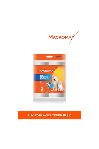 Macromax Tüy Toplayıcı Yedek Rulo 2'li Paket Toplam 112 Yaprak