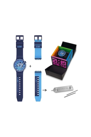 Swatch SB01N101 Unisex Kol Saati + Kordon