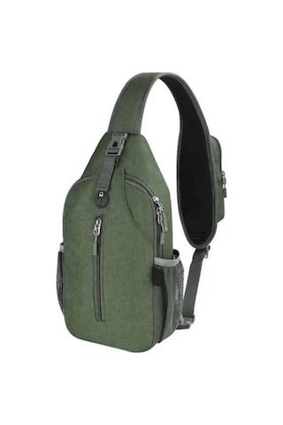 Cs Sokaklar İçin Tek Askılı Balıkçı Sırt Çantası 393733571 Khaki