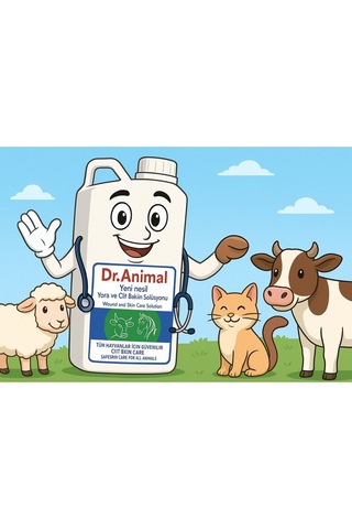 Dr.animal Yara Ve Cilt Bakım Solüsyonu 5 Lt