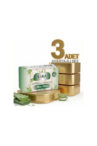 Safia Aloe Vera Güzellik Sabunu 3x275 Gr