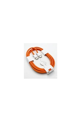 60w İphone Uyumlu Çift Taraf Type C Kablo Sim Kart Çıkarma Teli li 17 / 17 Pro / 17 Air / 17 Pro Max 15 - 16 - Pro Turuncu