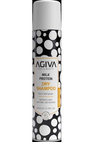 Agiva Milk Protein Amino Complex Kuru Ve Yıpranmış Saçlar İçin Kuru Şampuan 200 Ml