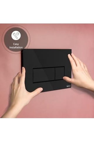 Square Kumanda Paneli Parlak Siyah 740-2350 Genel