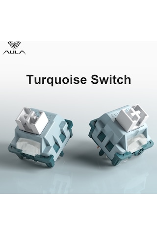 Aula Leobog Turquoise Lineer Mekanik Switch 100 Adet