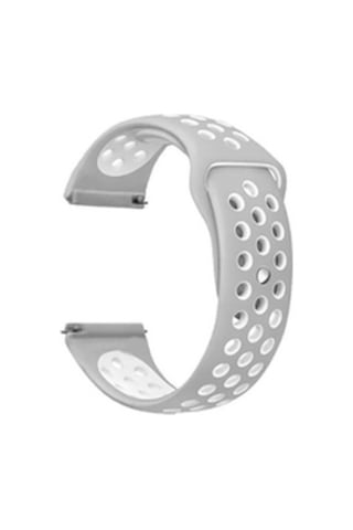 Huawei Watch Gt 3 42mm Krd-02 Silikon Kordon - Gümüş-gri