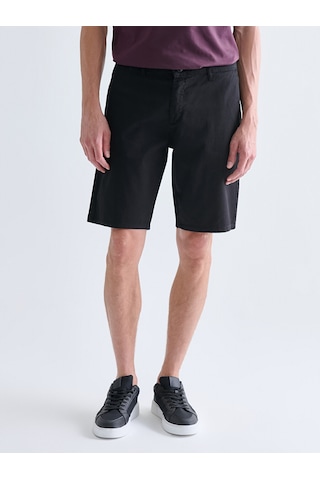 Lcwaıkıkı Classic Siyah Slim Fit Gabardin Erkek Şort