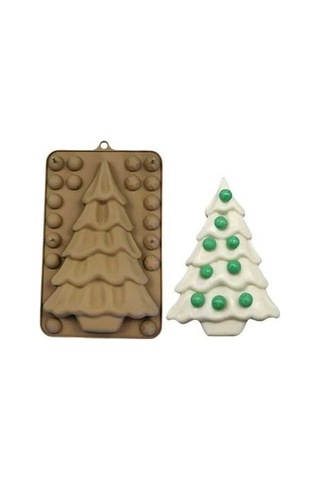 Besthome1 Noel Gibi Silikon Pasta Kalıbı - Yiyecek Grubu, Fırına Uygun, Esnek Çıkarım, Çikolata/pasta Dekorasyonu İçin Renkli Kahverengi