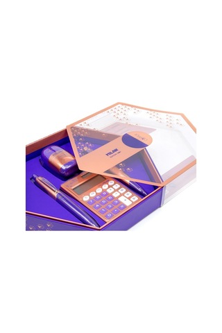 Mılan 8740 Copper Altıgen Mor Hediye Set 1
