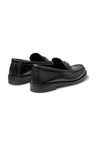 Jimmy Choo Addie Deri Loafer Ayakkabılar Siyah