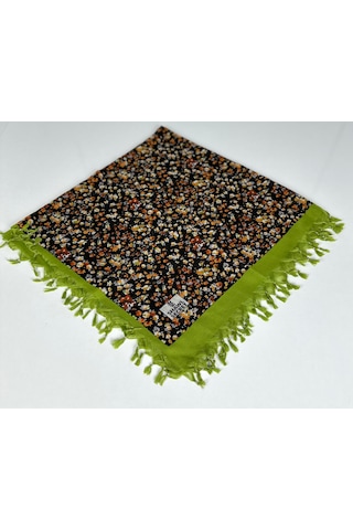 Shawl Secret Sökme Boncuklu Pamuk Yazma - 05868 Fıstık Yeşili
