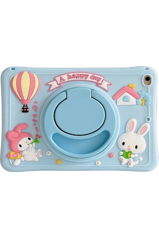 Samsung Galaxy Uyumlu Tab A8 10.5 Sm-x200 2021 Kılıf Cute Dolls Standlı Eğlenceli 3d Karekterli Çocuk Kılıfı Kılıf
