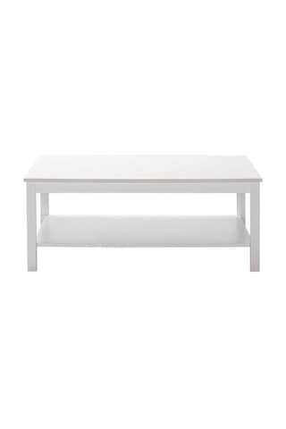 Rustik Dikdörtgen Orta Sehpa-mat Beyaz 103x40x60 Cm Gxyxd