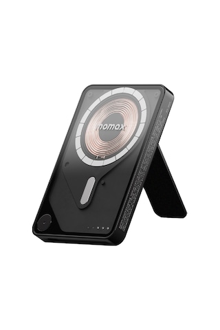 Momax IP131HKD Power X Pro+Magnetic Wireless 5000 mAh Standlı + USB-C Kablo Powerbank Siyah