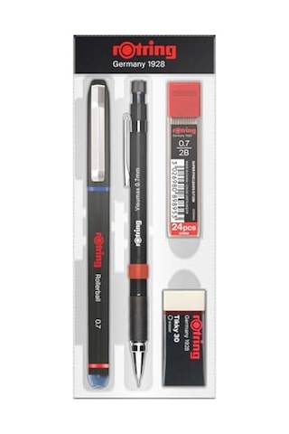 Visumax + Roller Ofis Seti- 0.7 Mm, Kırmızı Genel