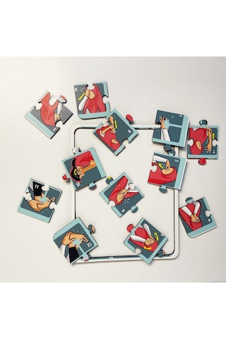 Moon Beavers İslamı Öğreniyorum Puzzle Serisi - Kız Abdest 83016,islami Eğitici Öğretici Ahşap Oyuncak